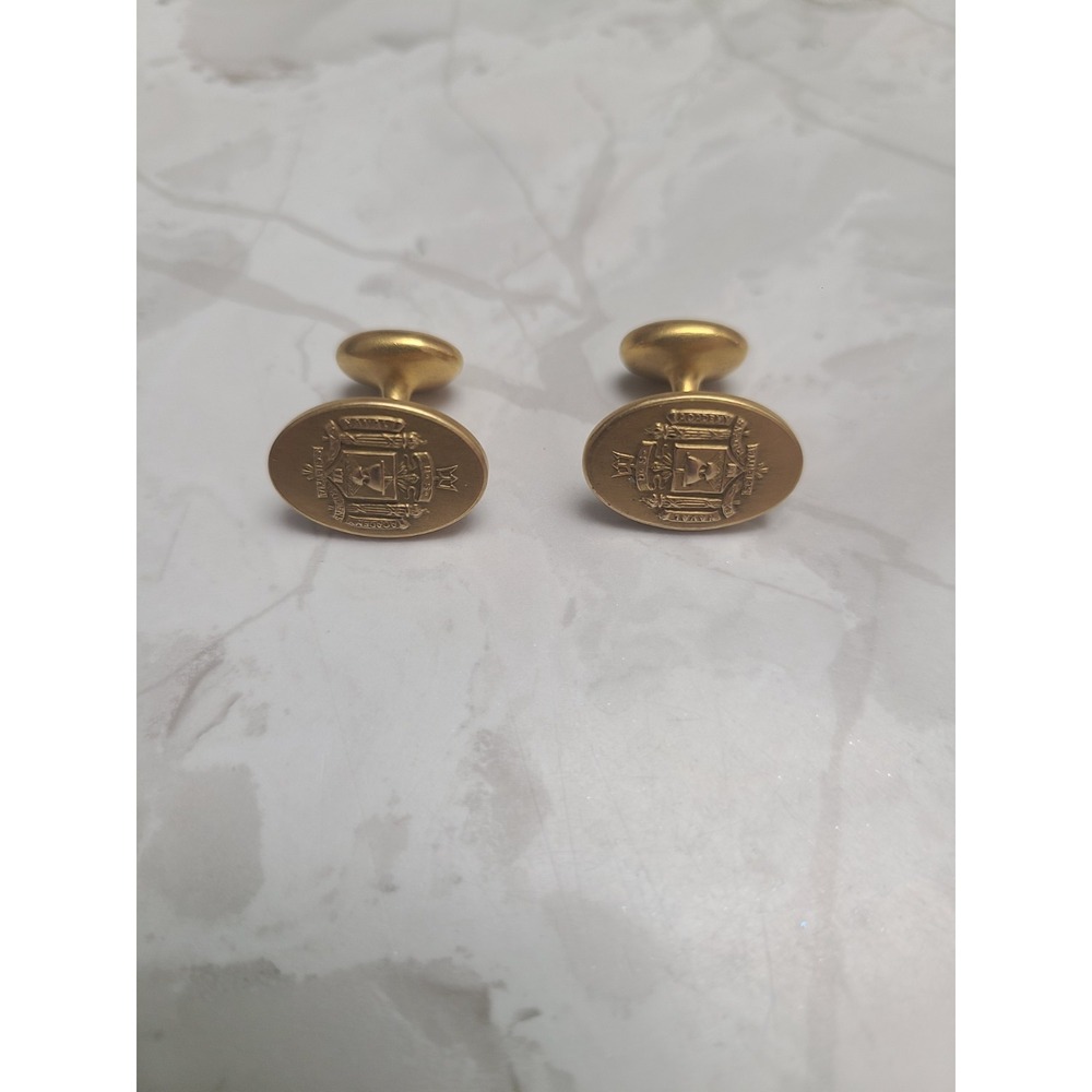 Vintage U.S. Naval Academy Cufflinks Pair Marked Krementz